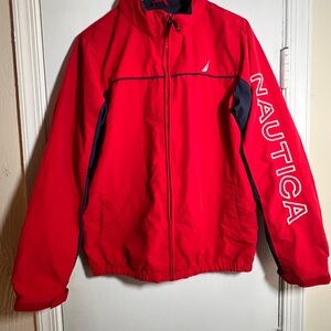 Nautica Red and Navy Jacket